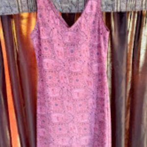 Little Pink Print shift Dress